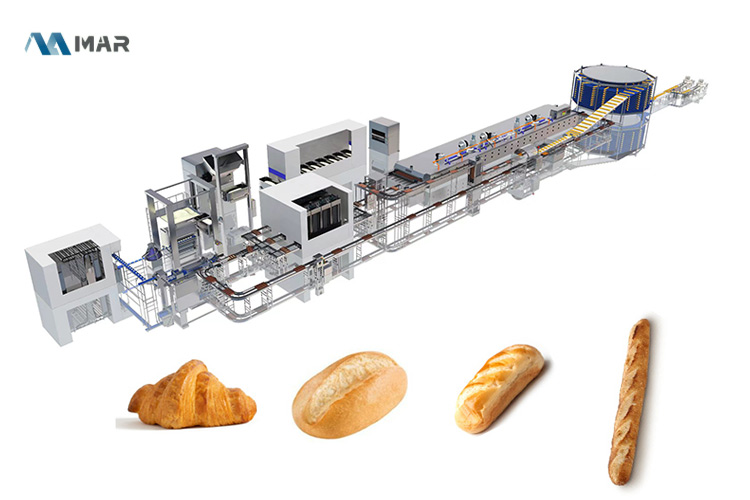 continuous bread production line for sale