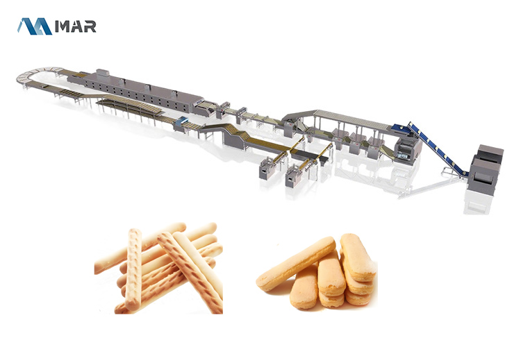 industrial finger-shaped biscuit production line for sale