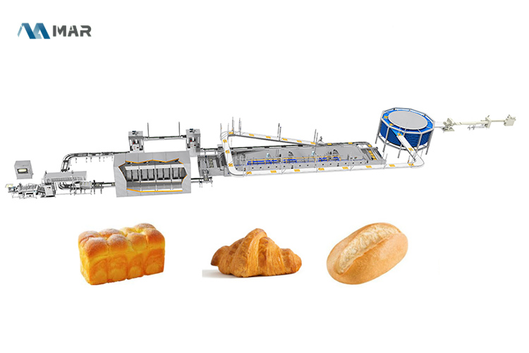 automatic toast bread production line