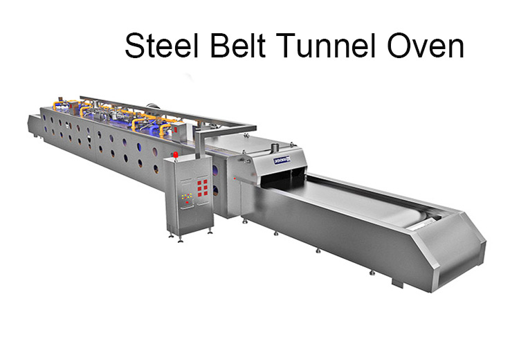 steel belt baking tunnel oven for sale