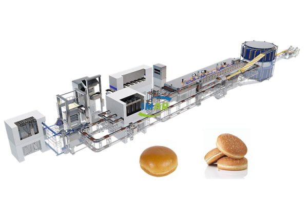 automatic burger buns production line
