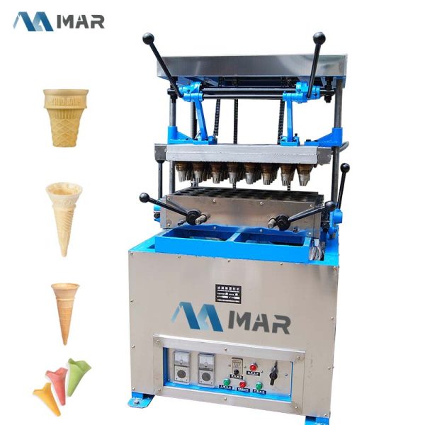 semi-automatic cone wafer making machine
