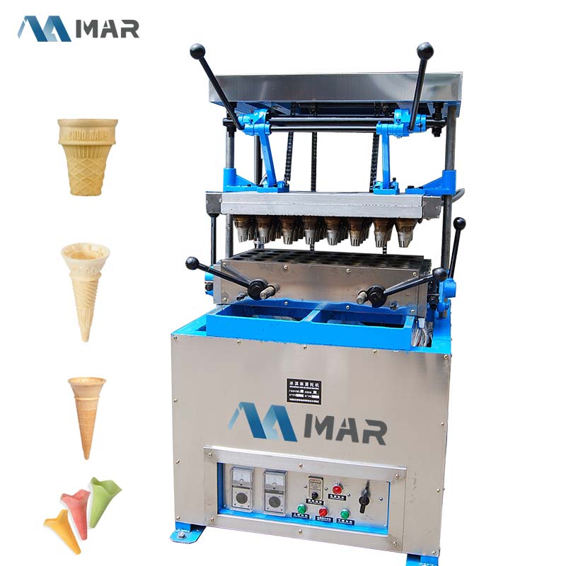 semi-automatic cone wafer making machine
