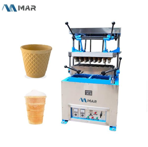 high capacity edible wafer cups maker machine