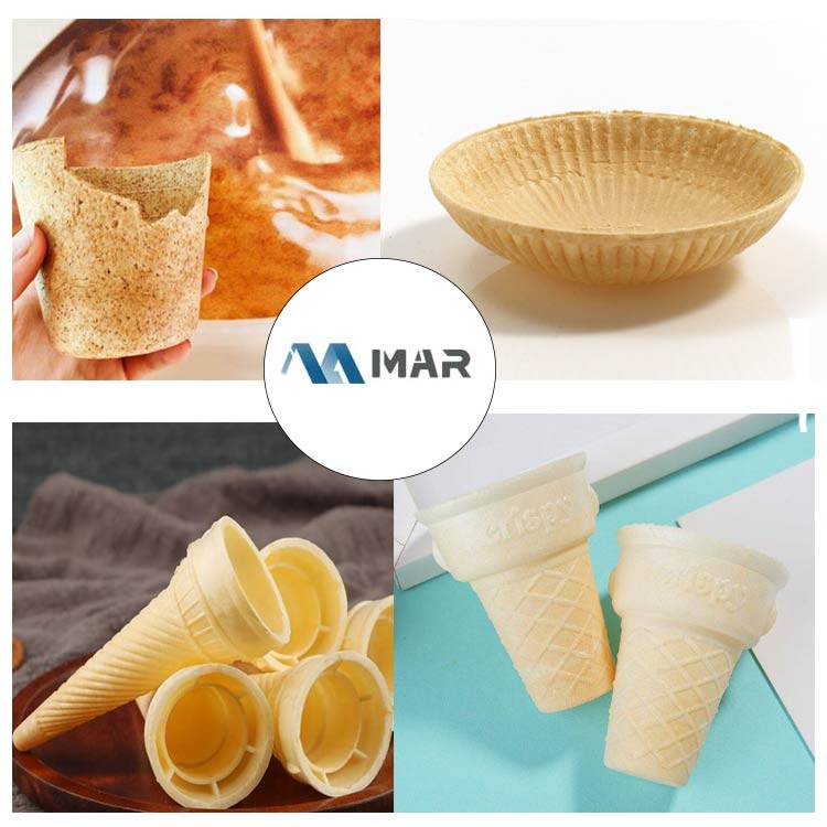 wafer cup cones making machine