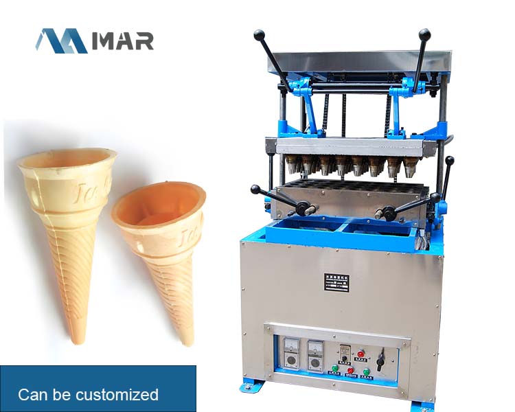 semi-automatic 40mold wafer cone machine