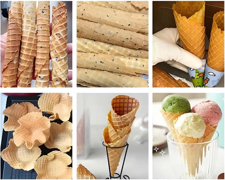 ice cream biscuit cone making machine